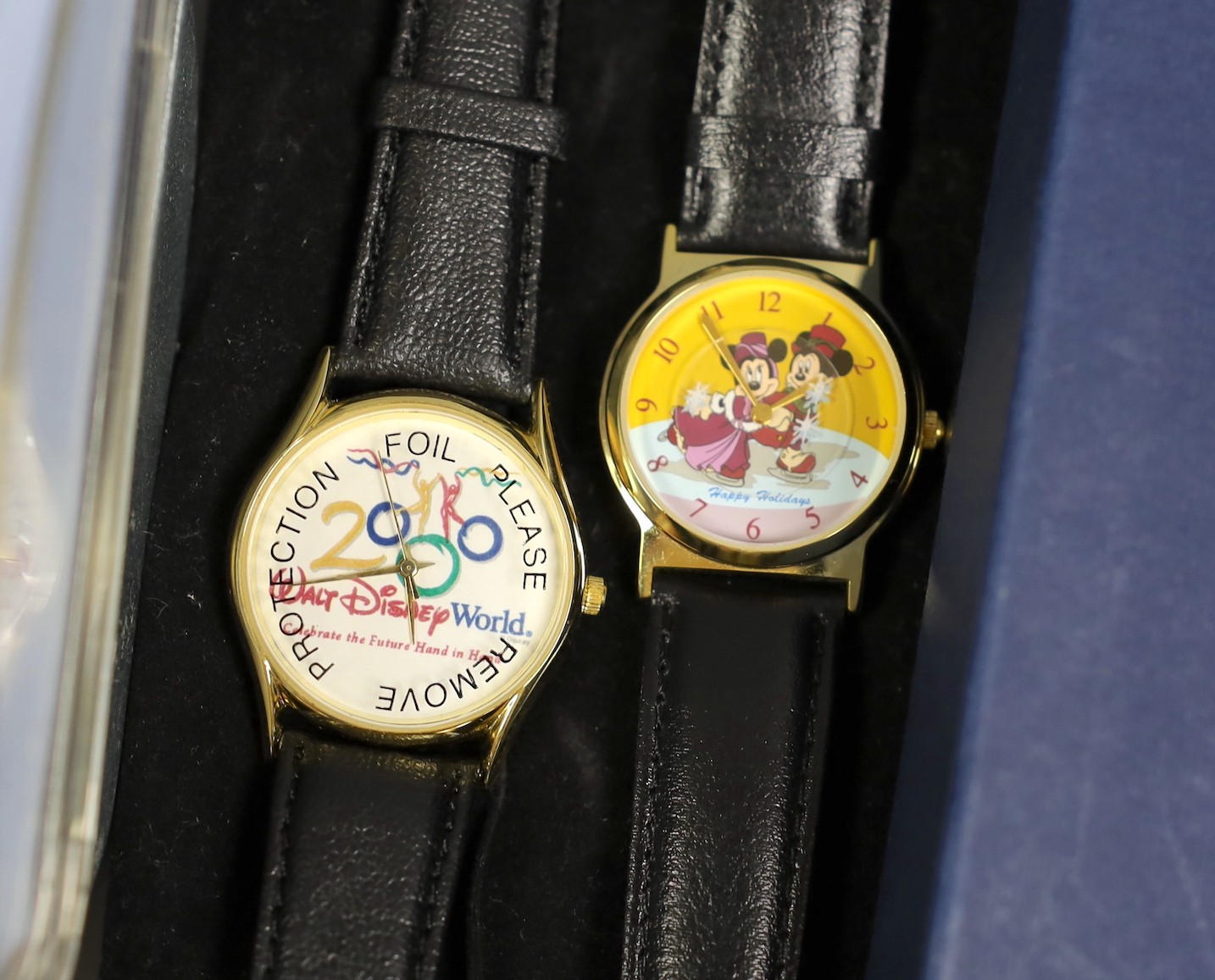 Disney World wristwatch, 1998, cast only and five other Disney watches including Cruise Line